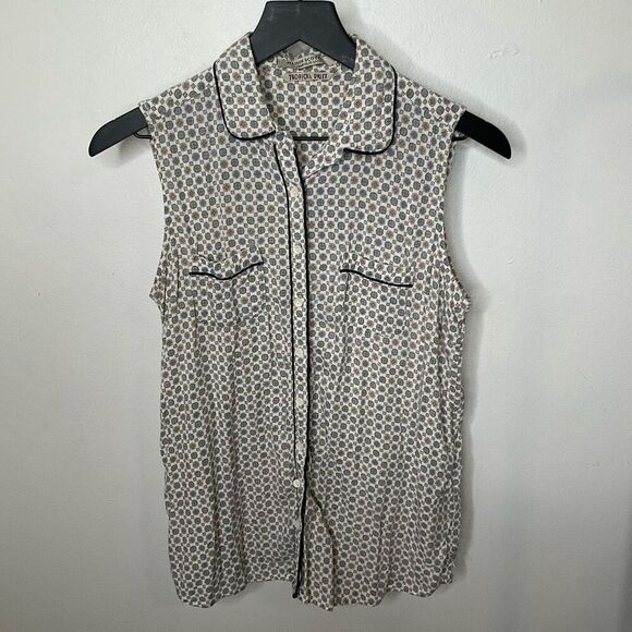 Maison Scotch Button Down Tank - Picture 1 of 6